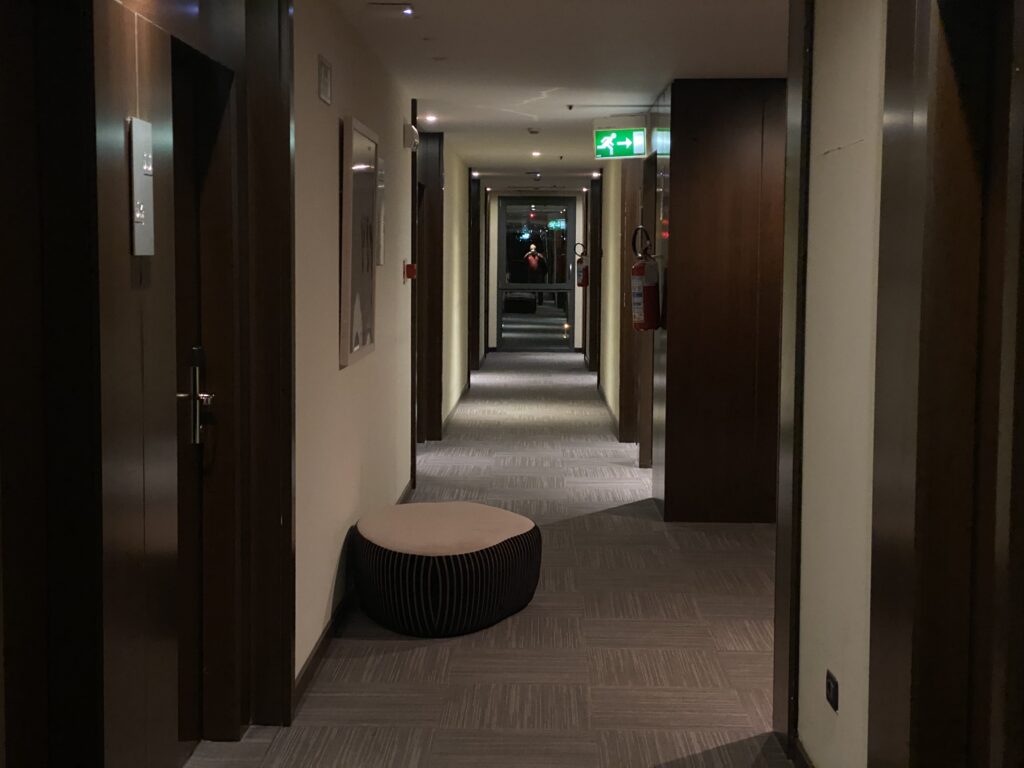 The corridor of the fifth floor