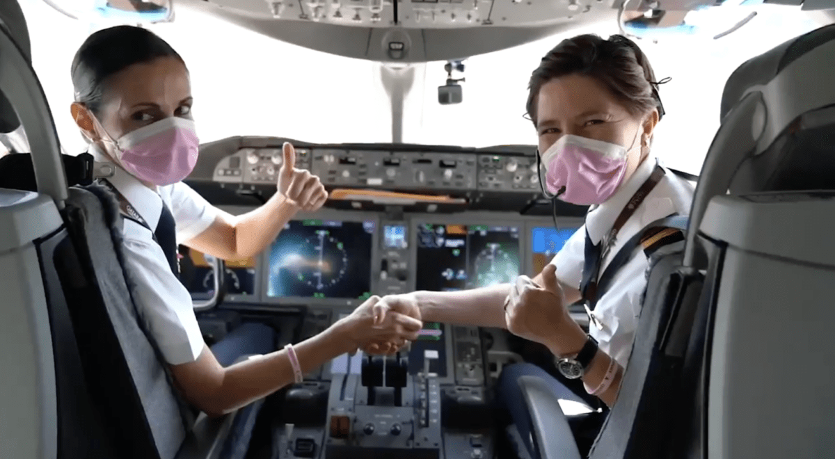 Masks on board, each company has different rules
