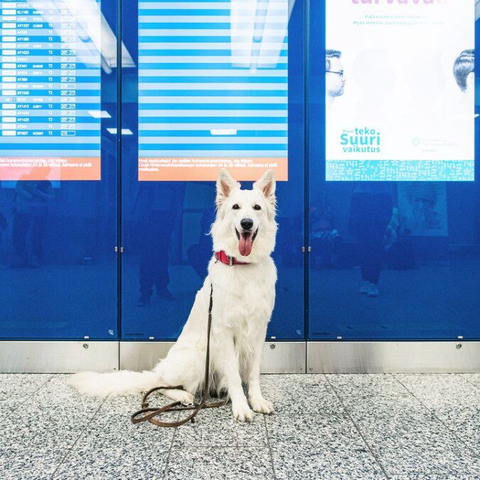 Cani anti covid-19, nell’aeroporto di Helsinki operativa la prima unità