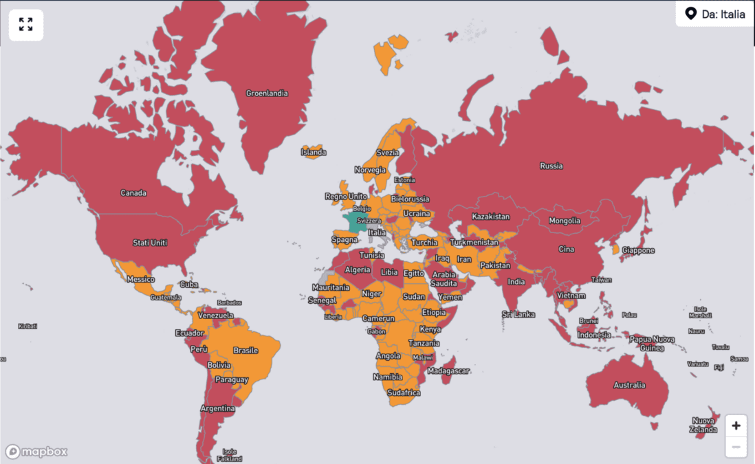 La mappa interattiva di Skyscanner ti aiuta a capire dove e come puoi viaggiare