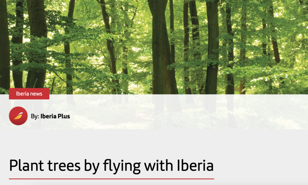iberia carbon footprint