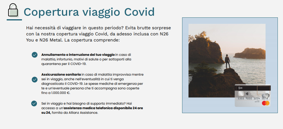 Assicurazione Covid - N26