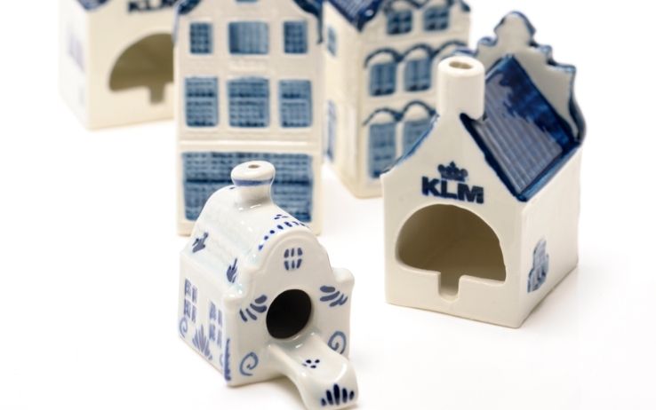 KLM - Miniature ashtray houses