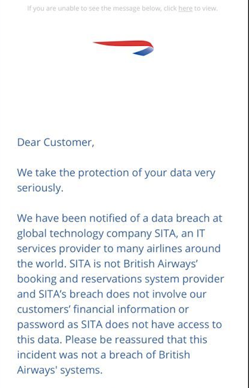 Data of hundreds of thousands of frequent flyers stolen