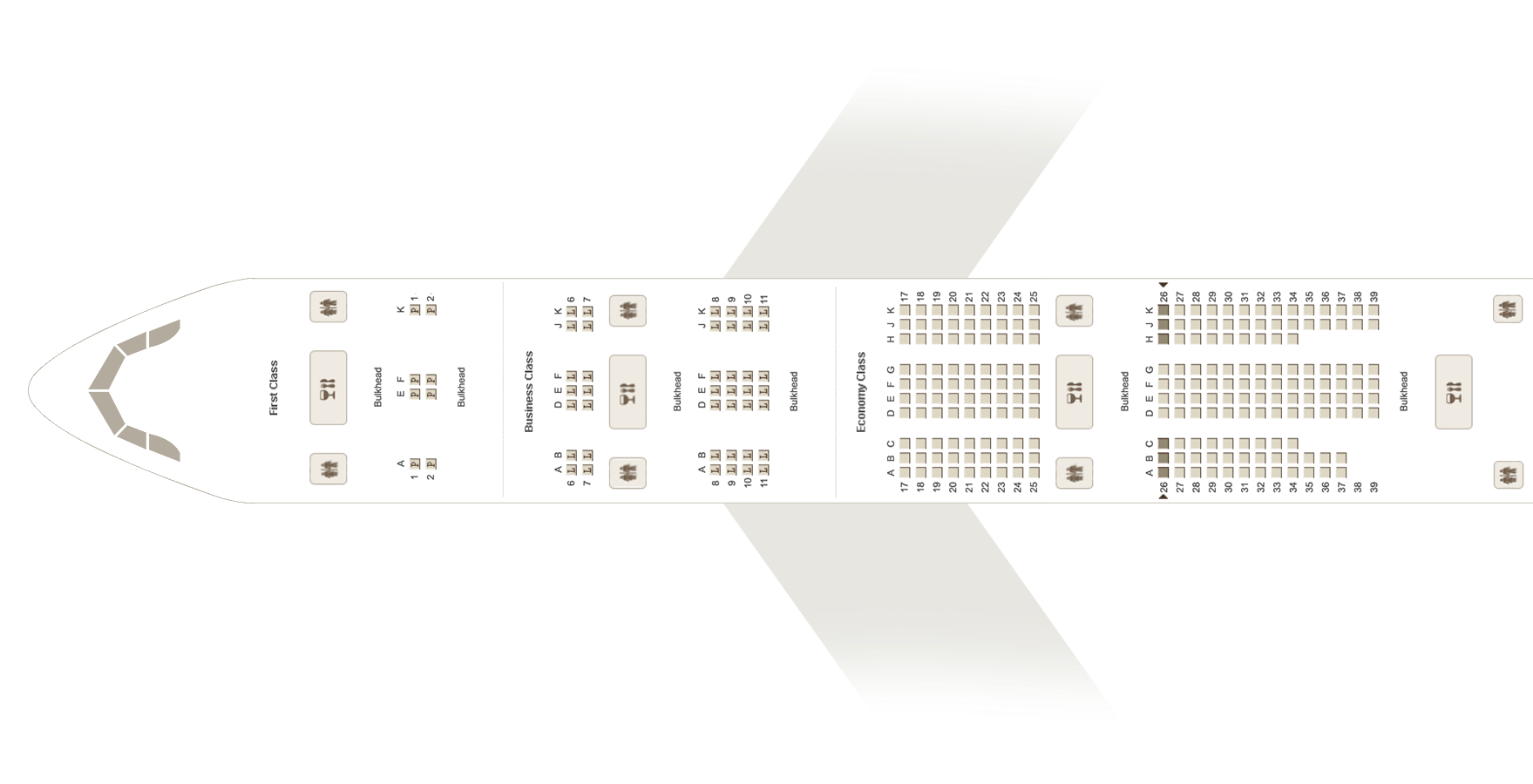 mappa posti emirates