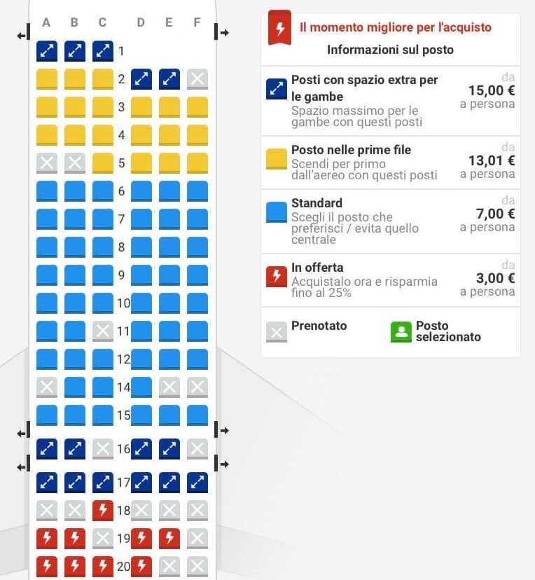 ryanair seats map