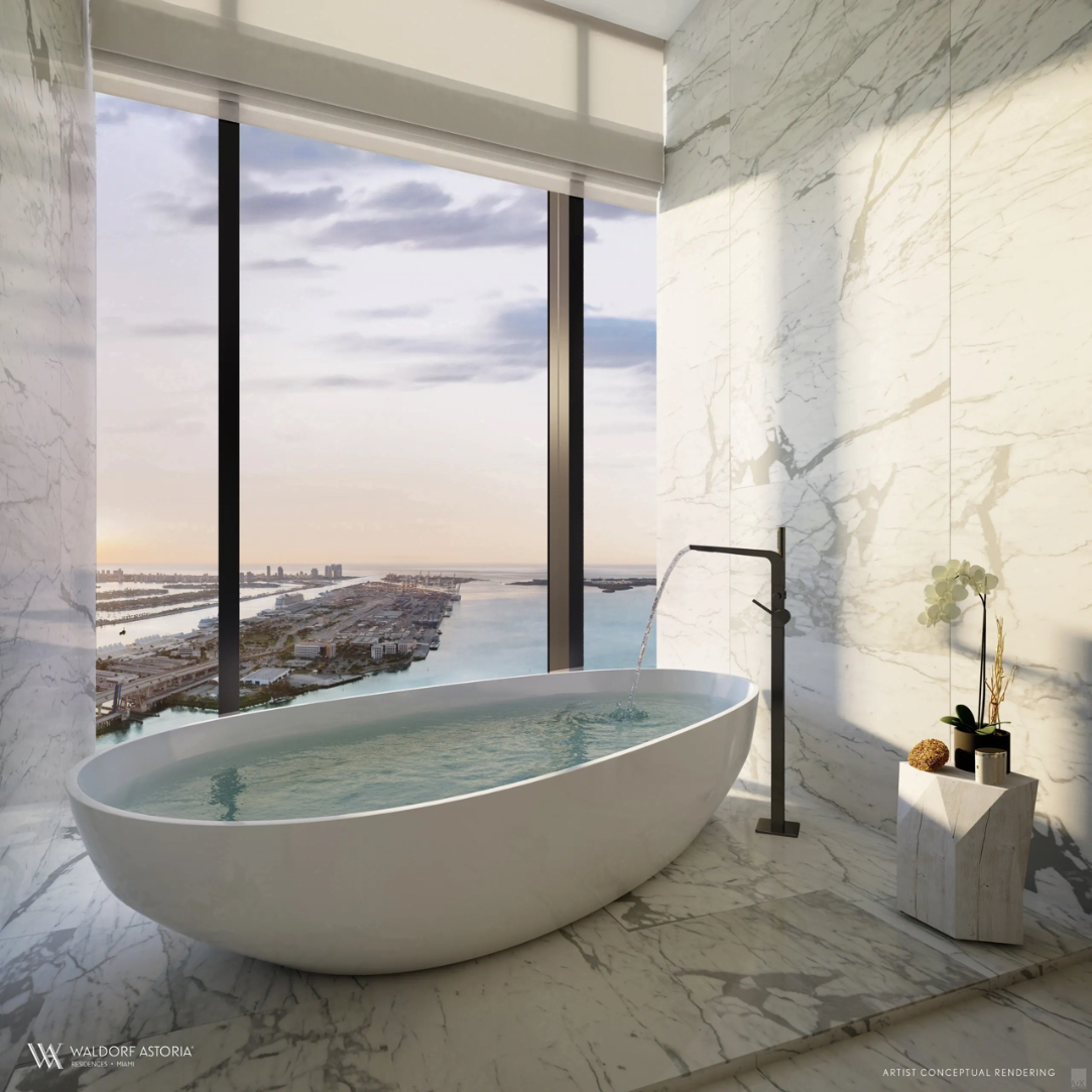 waldorf astoria miami bagno