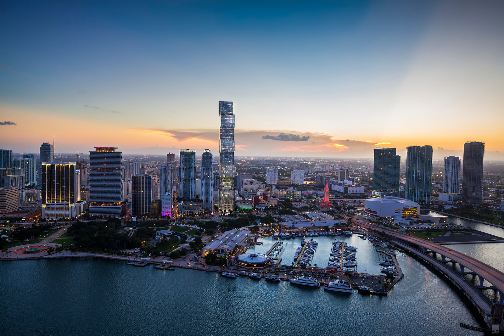 waldorf astoria miami skyline
