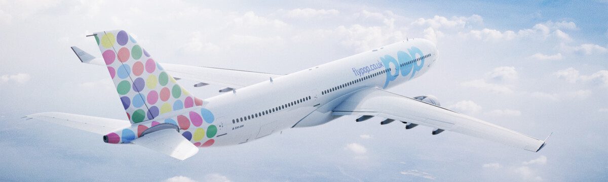 Flypop: la nuova, coloratissima, Low Cost a lungo raggio