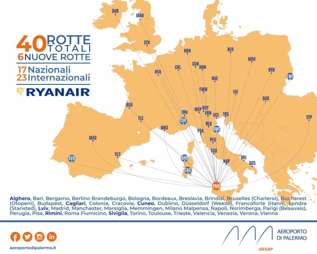 Ryanair - Palermo Falcone Borsellino