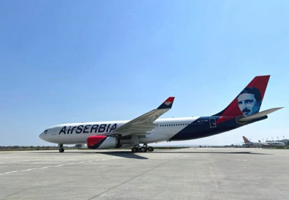 Air Serbia, restarting after Etihad's farewell: bets on Nikola Tesla