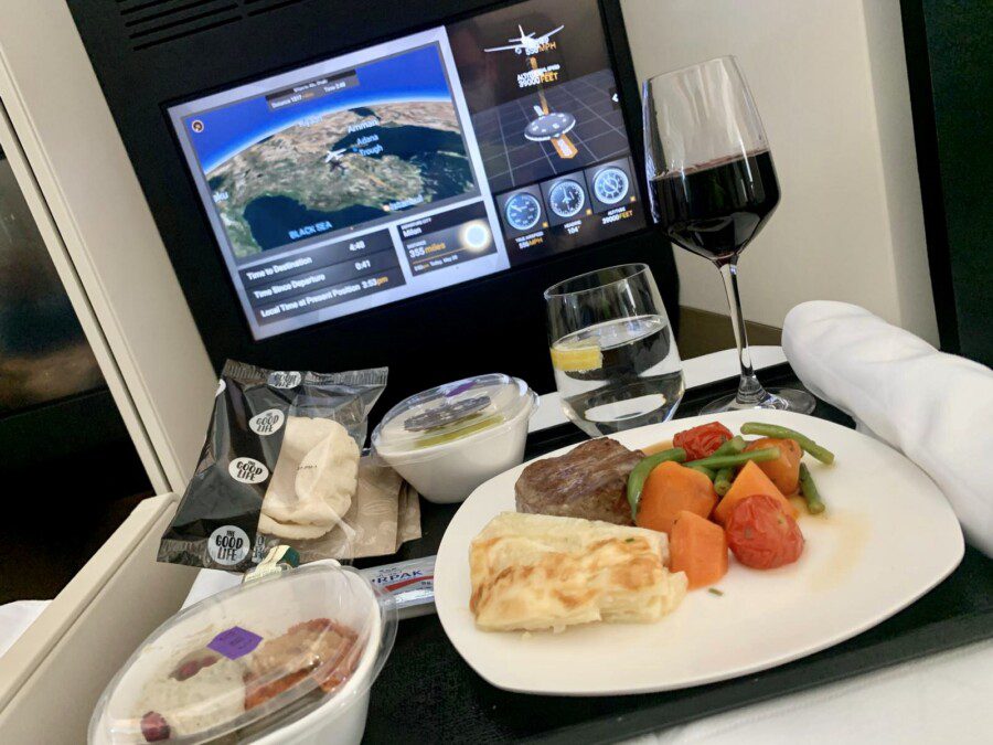 Etihad business class review. Also on board wellness ambassador