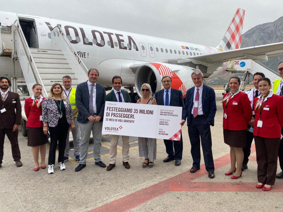 Storico traguardo per Volotea, trasportato il 35milionesimo passeggero