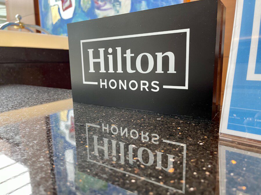I became a Diamond in the Hilton Honors program and now comes the fun
