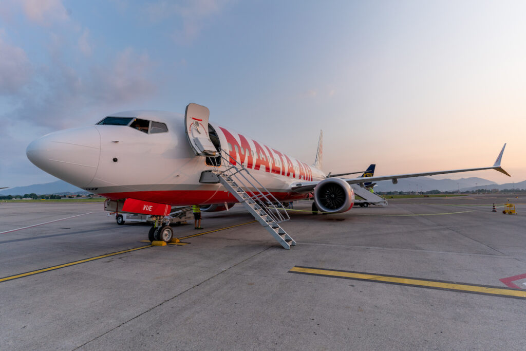 Bergamo is the airport in Europe where the 737max flies the most