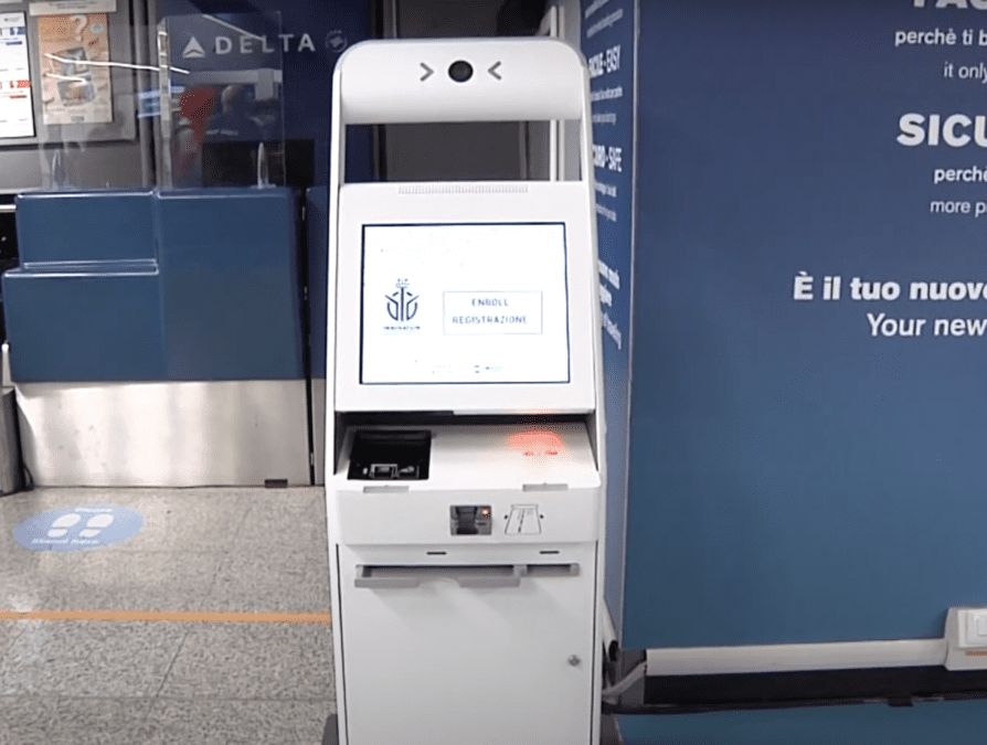 Face boarding for flights between Italy and the U.S. arrives, world premiere at Fiumicino