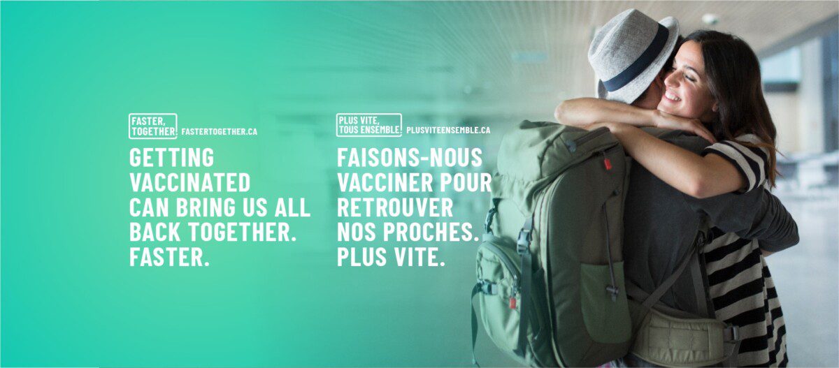 “Faster, Together”: la campagna del Canada che riapre dal 7 settembre
