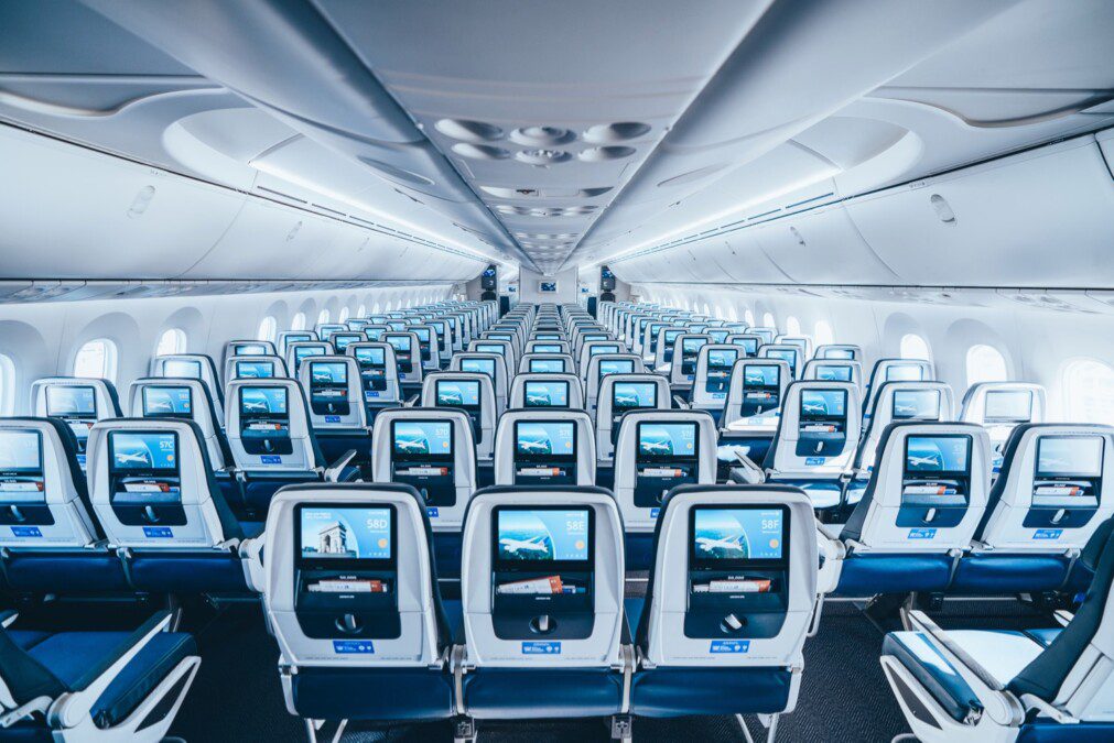 united airlines schermi