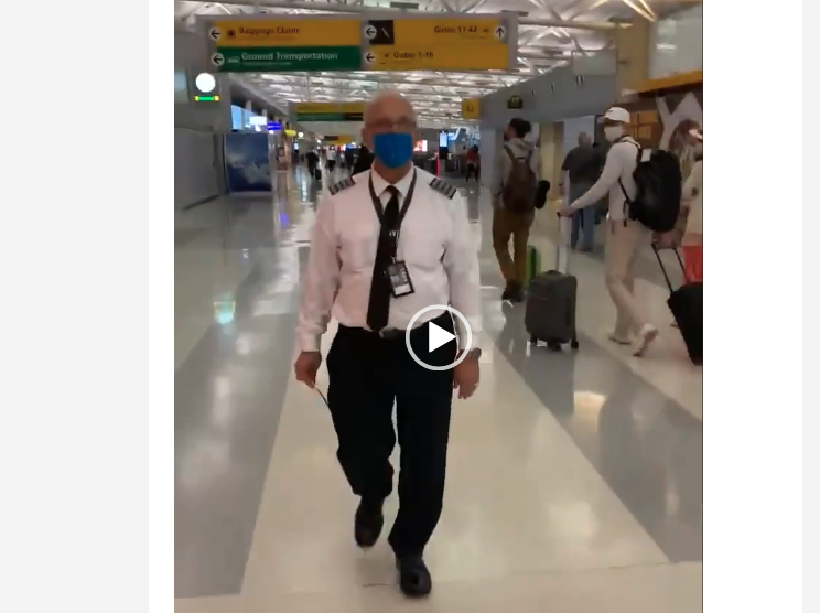 Passeggero bloccato in aeroporto dopo essere stato pedinato dal pilota