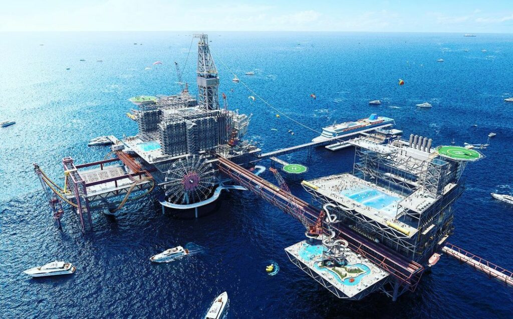 The Rig, in Arabia Saudita un parco divertimenti ricavato da una piattaforma petrolifera