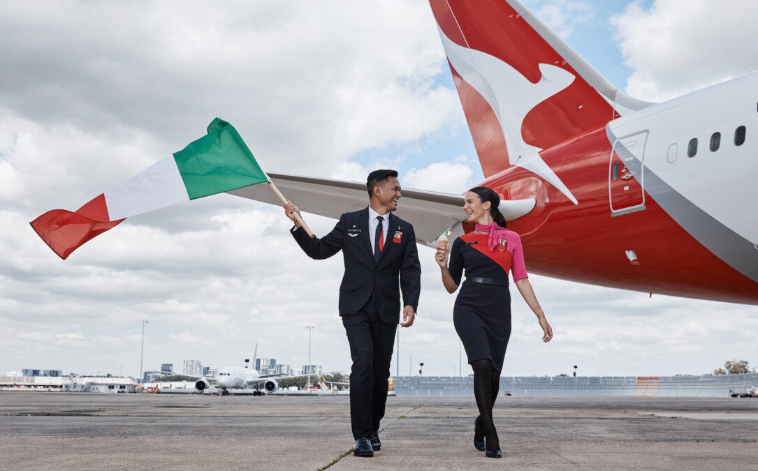 E’ atterrato a Roma il QF5: dopo quasi 20 anni un volo diretto che collega l’Australia con l’Italia