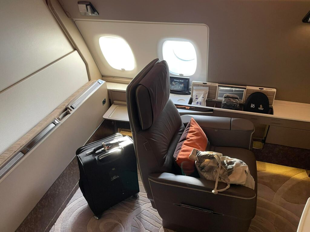 How I turned Membership Rewards points into a first-class ticket with Singapore Airlines