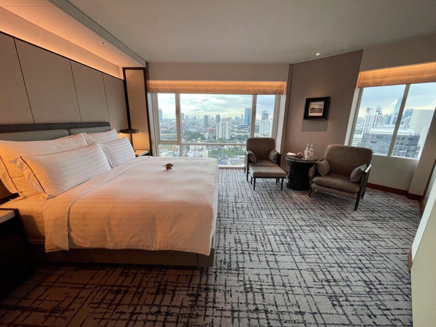 Un’oasi di pace nel cuore di Bangkok e una vista spettacolare sulla città, questo è il Conrad