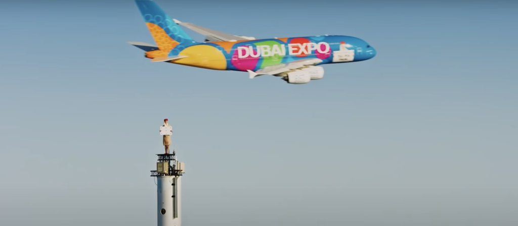 stunt emirates expo burj khalifa 3