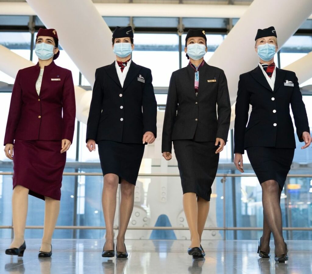 British Airways hostess