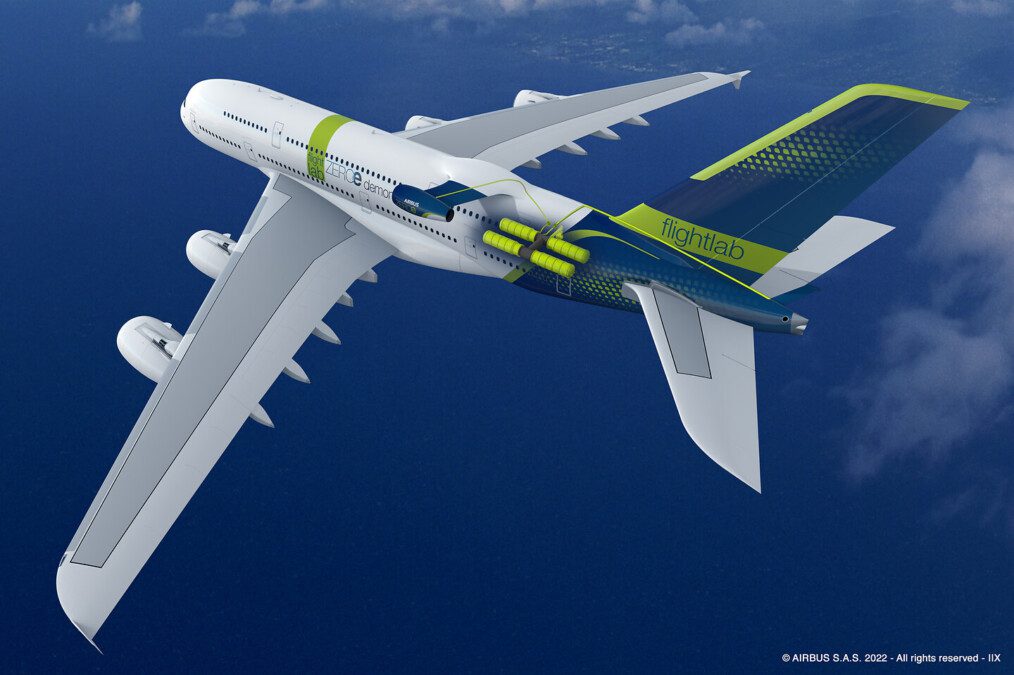 Airbus focuses on hydrogen for future engines: an A380 will be the "mule" of the new technology