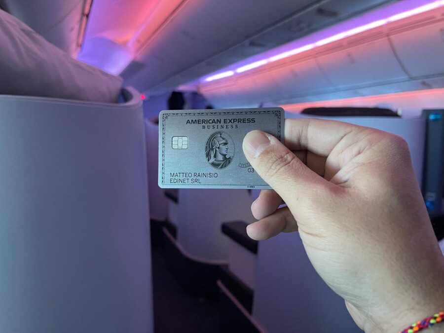 You're VAT-registered, use this card to pay your bills, and travel the world for free