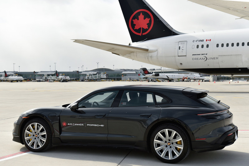 Flying Air Canada you might end up in a Porsche