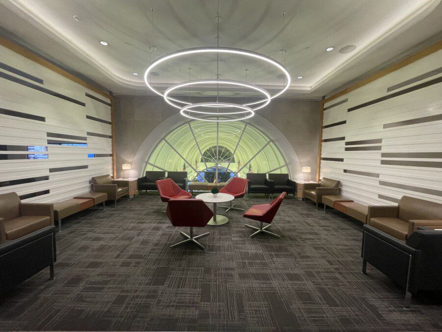 Flagship Lounge Los Angeles, if you travel American Airlines here you can rest and refresh in style