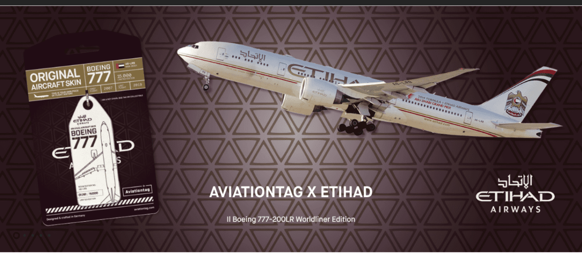 Etihad retires Boeing 777-200s and turns them into keychains