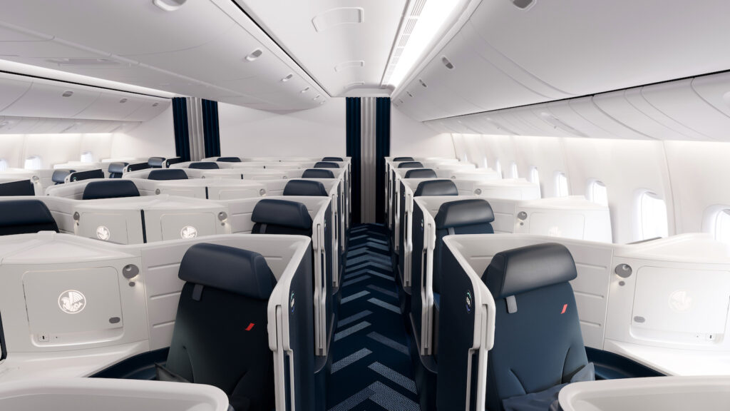 Air France revamps the cabins of its 777s, will become a top-of-the-line product. The business will be a suite
