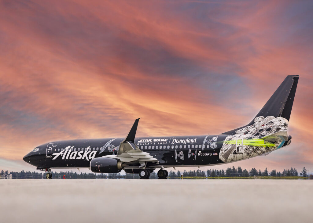 Flying on the Star Wars Millennium Falcon? New idea from Alaska Airlines