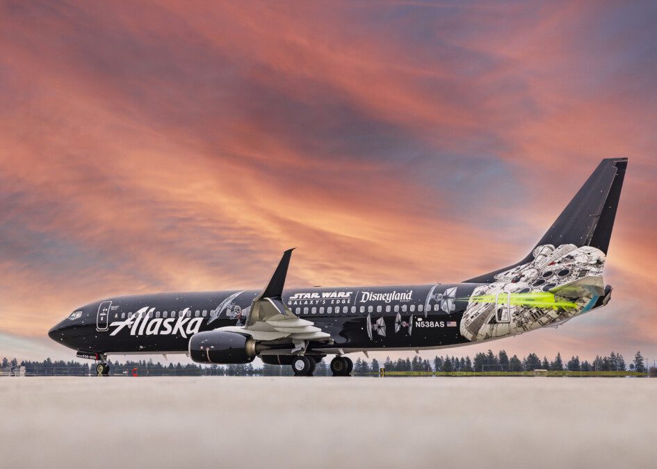 Flying on the Star Wars Millennium Falcon? New idea from Alaska Airlines