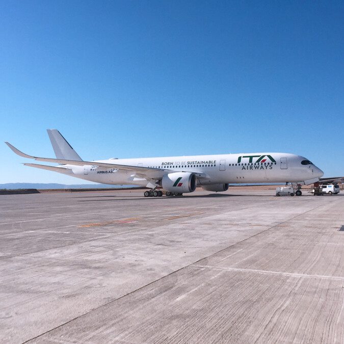 Special livery for ITA Airways' fourth Airbus A350