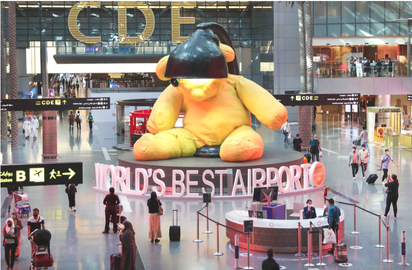 Hamad International Airport in Doha, Qatar