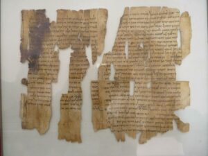 Parchment archaeological find Amman