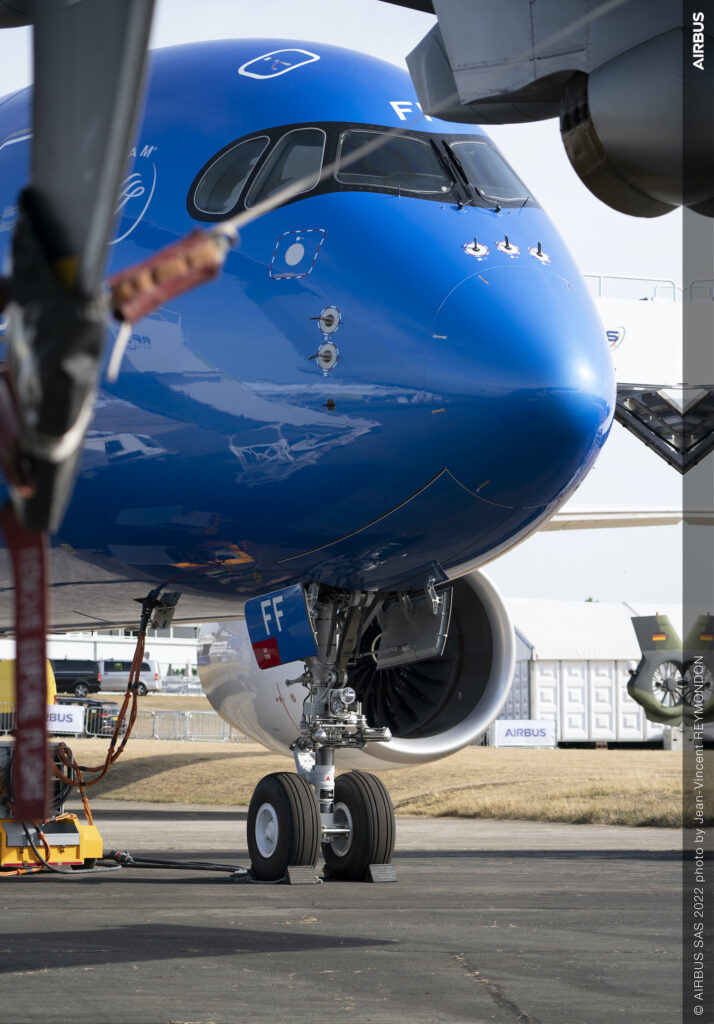 A350-900 ITA Airways MSN283 at Farnborough airshow – before opening
