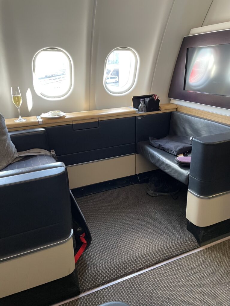 Flying First with Swiss from Geneva to New York. Riccardo's trip report