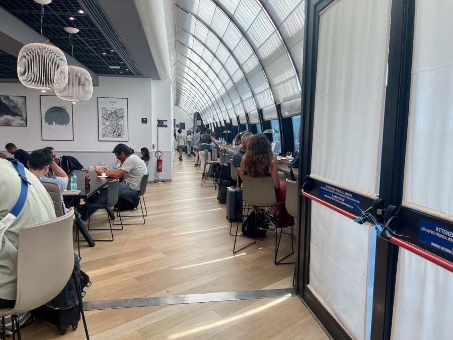 Recensione Prima Vista lounge Roma Fiumicino