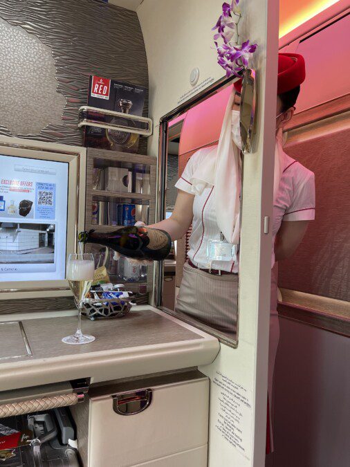 Emirates, here's the champagne revolution on board EK's fleet