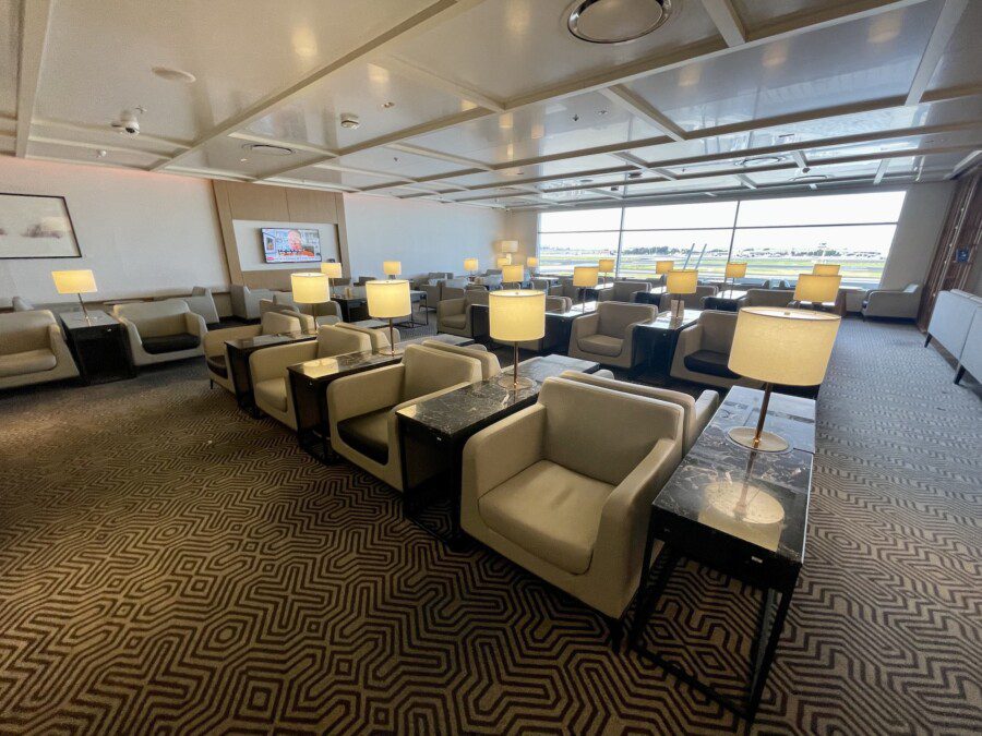 Singapore Airlines' Silverkris Lounge in Sydney