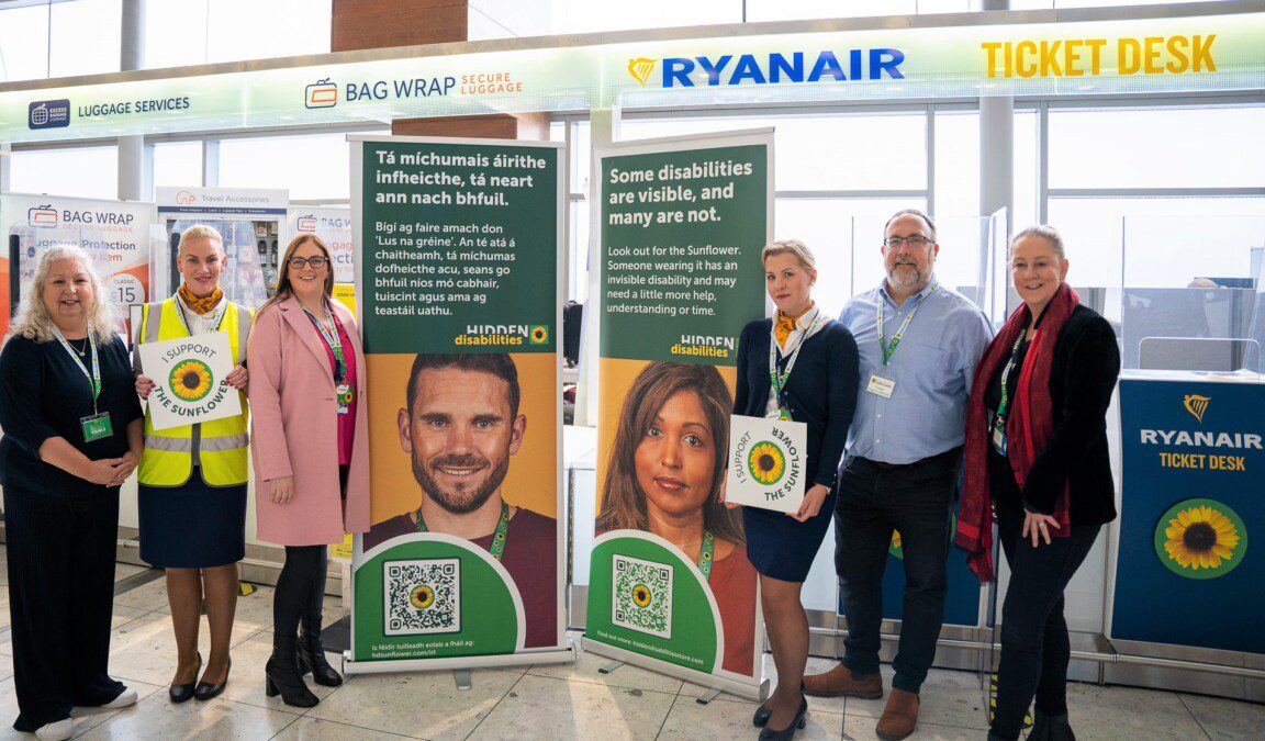 Ryanair supports passengers with invisible disabilities