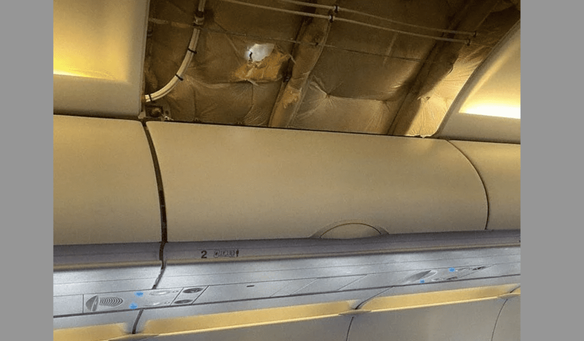 This also happens...plane hit by a bullet
