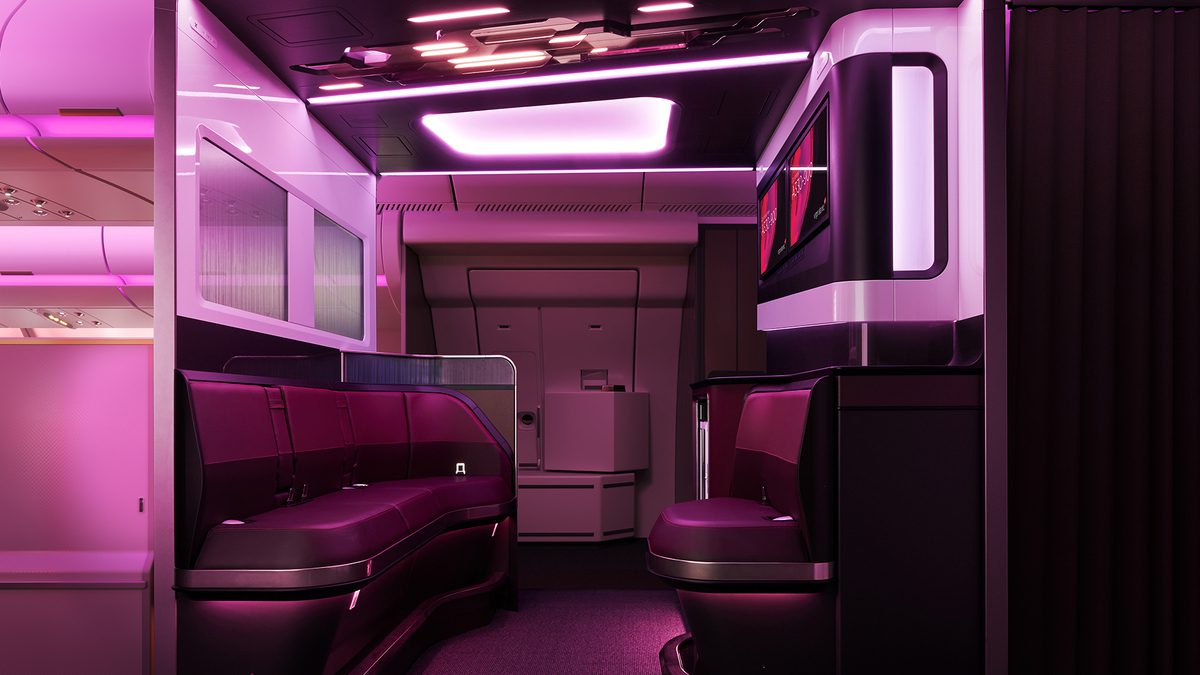 A330neo upper class Virgin Atlantic lounge