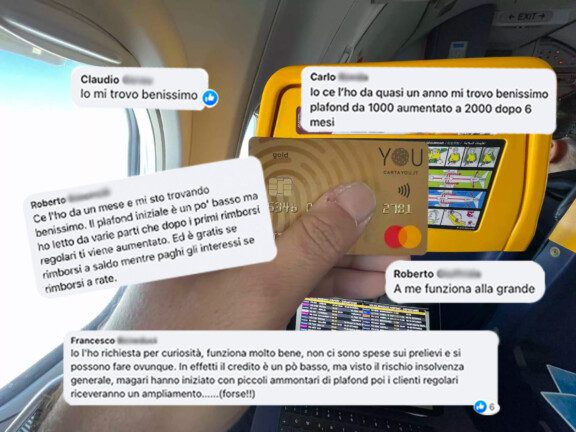 Carta You, cosa dicono i nostri lettori dopo aver ricevuto la carta di credito