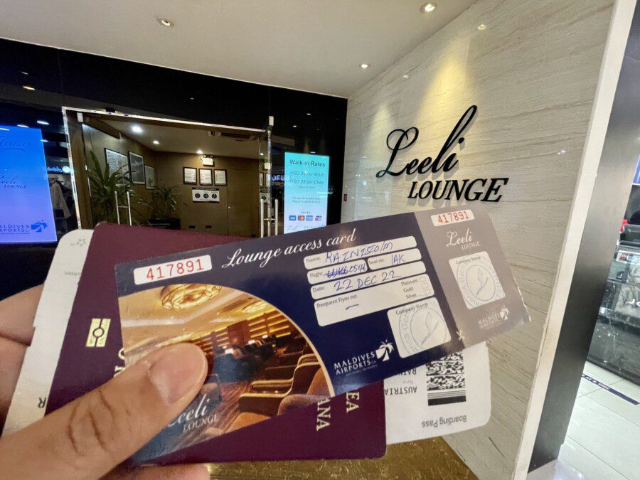 If you depart from the Maldives, this is the only VIP lounge you will find: review Leeli lounge